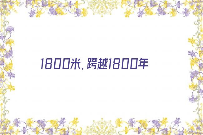 1800米，跨越1800年剧照