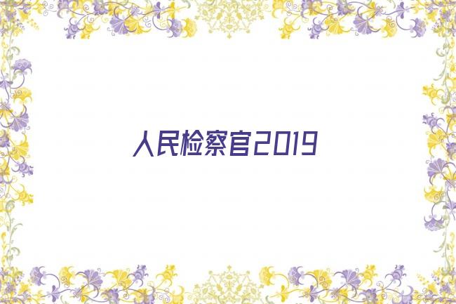 人民检察官2019剧照