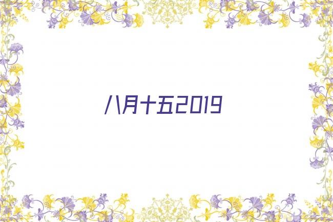 八月十五2019剧照