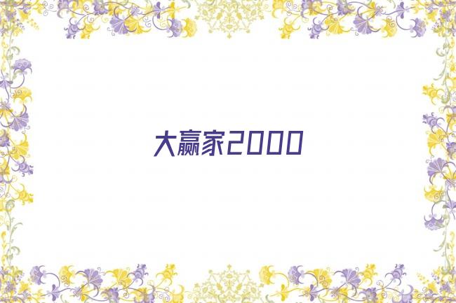 大赢家2000剧照