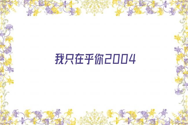 我只在乎你2004剧照