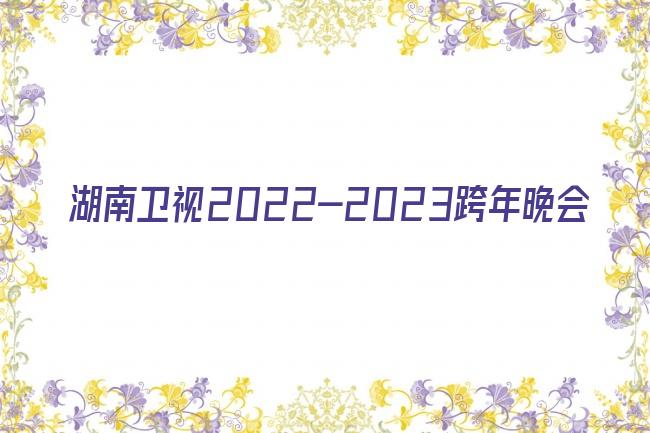 湖南卫视2022-2023跨年晚会剧照